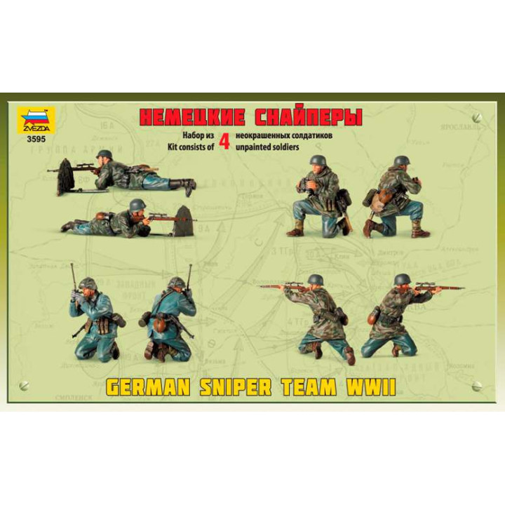 ZVEZDA 1/35 SOVIET SNIPER TEAM (3597)