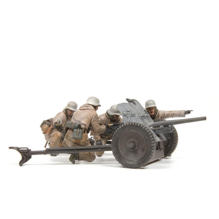 ZVEZDA 1/35 NĚMECKÉ PROTITANKOVÉ DĚLO PAK 36 W / POSÁDKA (3610)