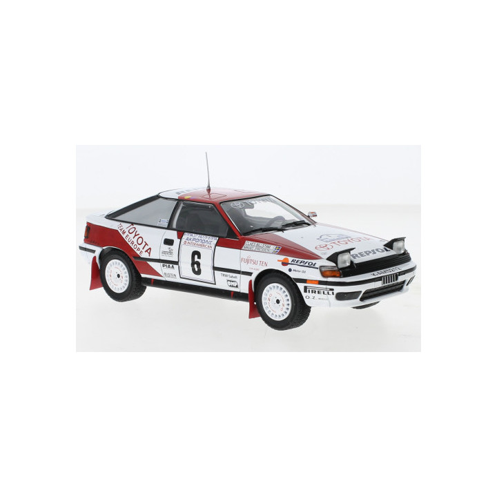 IXO 1/24 TOYOTA CELICA GT-FOUR No.6 (016B) M.Ericsson / C.Billstam 1990 RALLYE WM / ACROPOLIS