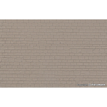 KIBRI 34146 H0 DESKA 20*12 cm - kamenná stěna