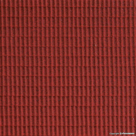 KIBRI 34142 H0 DLAŽBA 20*12 cm - červená dlažba