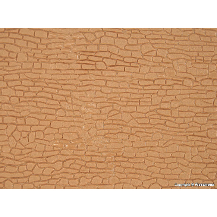 KIBRI 34120 H0 DESKA 20*12 cm - kamenná zeď