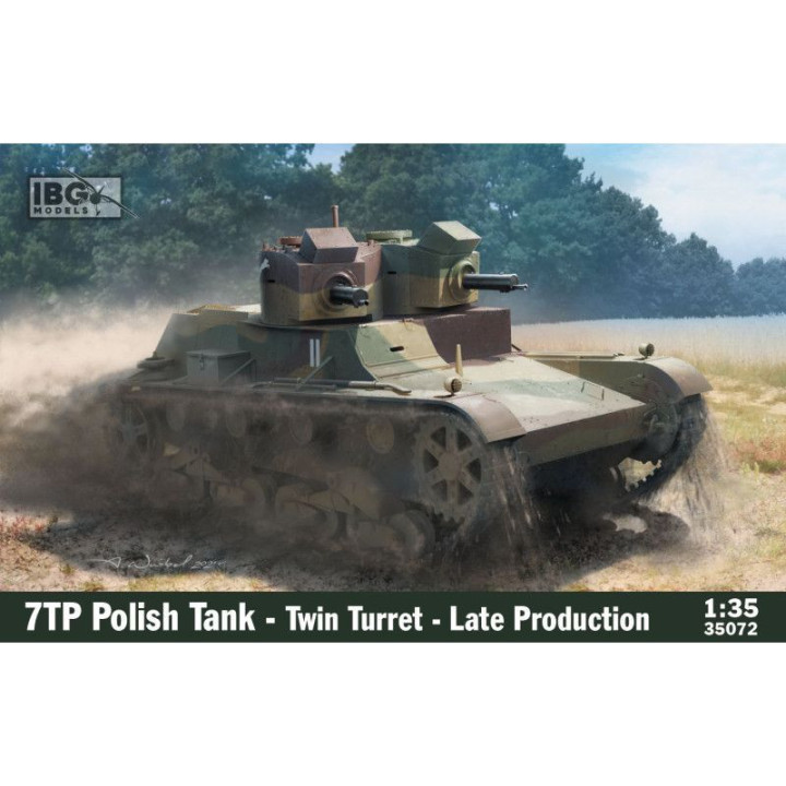IBG 1/35 7TP POLSKÝ TANK S DVOJITOU VĚŽÍ POZDNÍ VÝROBA (35072)