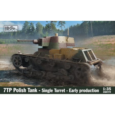 IBG 1/35 7TP POLISH TANK SINGLE TURRET EARLY PRODUCTION (35070)
