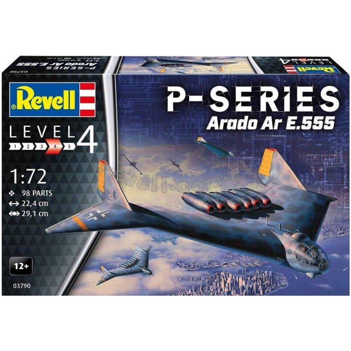 REVELL 1/72 P-SERIES Arado Ar E.555      (03790)