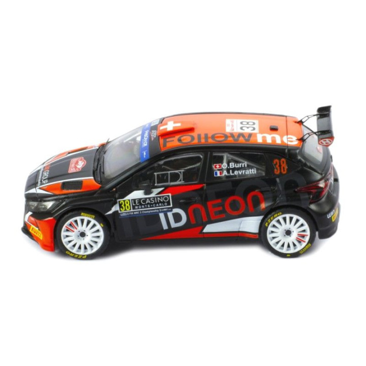 IXO 1/43 HYUNDAI i20 N Rally2 No.38 WRC2 (891.22) O.Burri / A.Levratti 2023 RALLY MONTE CARLO