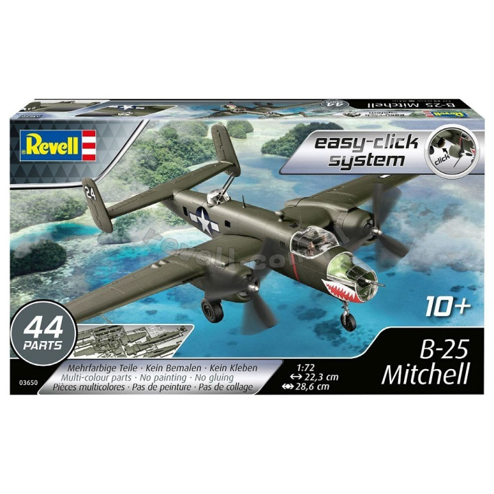 REVELL 1/72 MITCHEL B-25 / EASY CLICK    SYSTEM (03650)