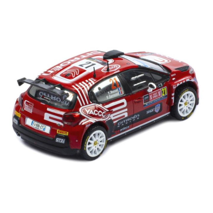 IXO 1/43 CITROEN C3 Rally 2 No.21 WRC2 (878.22) Y.Rossel / B.Boulloud 2022 RALLY YPERN