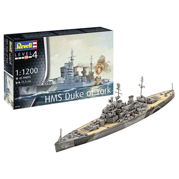 REVELL 1/1200 HMS Duke of York (05182)