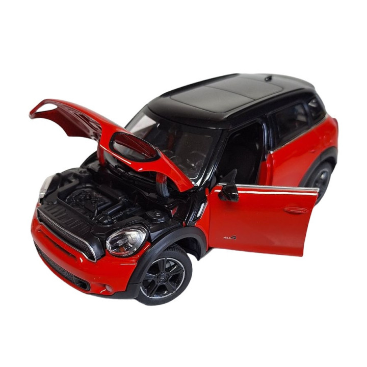 RASTAR 1/24 MINI COOPER S COUNTRYMAN (R60) red/black (56400)