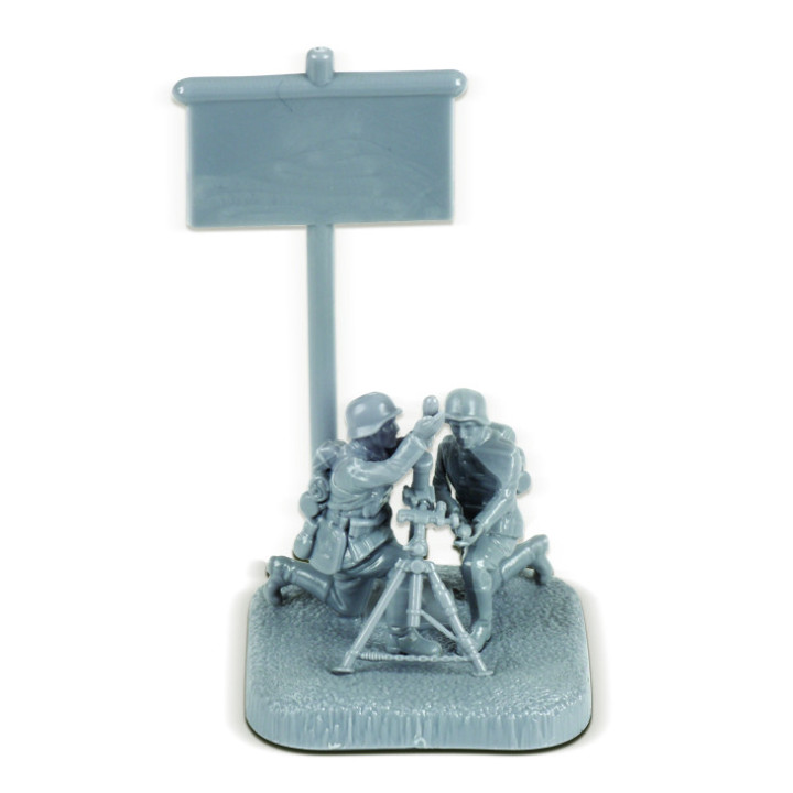 ZVEZDA 1/72 NĚMECKÝ 81-mm minomet s kostrou (6111)