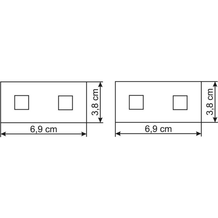 KIBRI 38626 H0 STRABAG OFFICE CONTAINERS with LED lighting