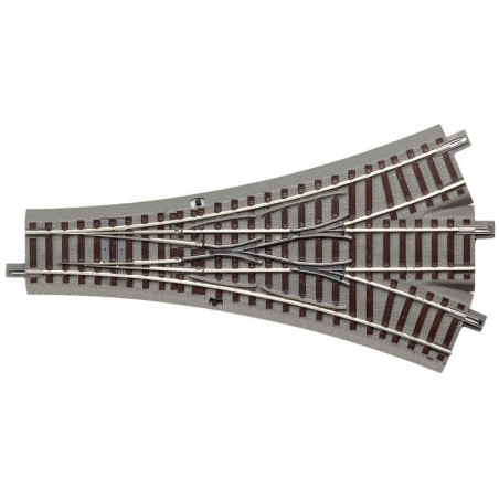 ROCO 61160 Rozjazd lewy-prawy 200 mm /   promień 502,7 mm / 22,5° ( 1 sztuka )