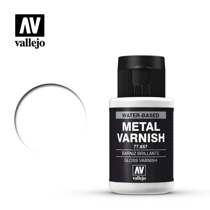 VALLEJO 77657 GLOSS METAL VARNISH 32 ml