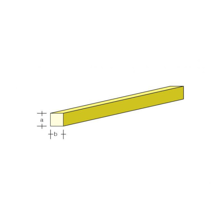 HM PRĘT MOSIĘŻNY KWADRATOWY 3*3*330 mm   (771106)