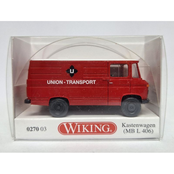 WIKING 1/87 MERCEDES L 406 D 1967 (027003) UNION - DOPRAVA