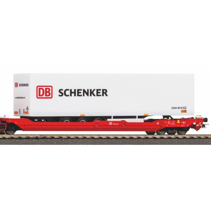 PIKO 24619 GOODS WAGON - MAERSK CONTAINER + DB SCHENKER ep.VI
