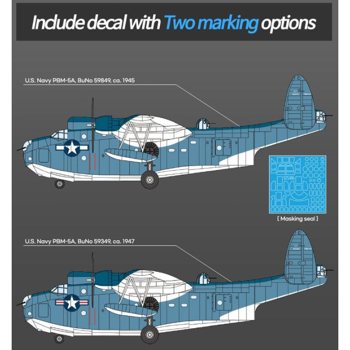 ACADEMY 1/72 USN PBM-5A Mariner (12586)