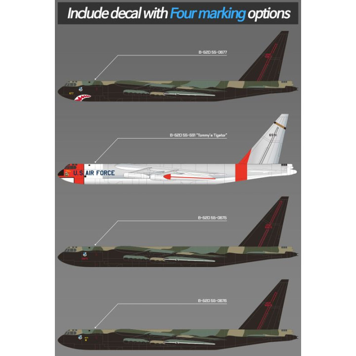 ACADEMY 1/144 B-52D Stratofortress (12632)