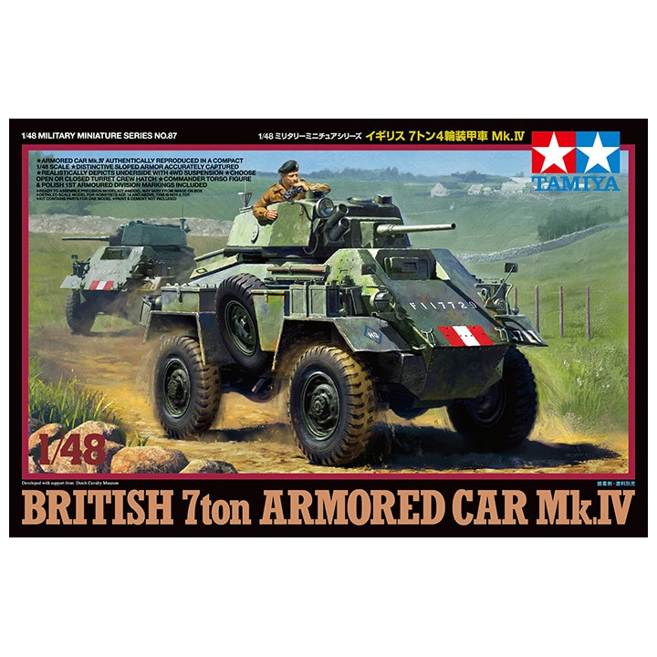 TAMIYA 1/48 BRITISH 7ton ARMORED CAR Mk.IV (32587)