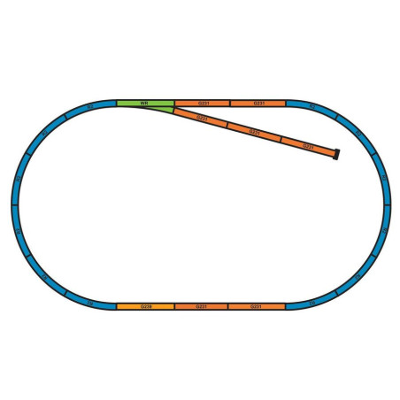 PIKO 55366 NASYP - LINES for tracks A + B / H0