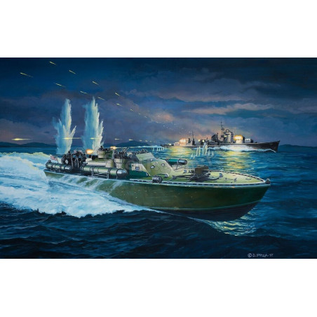 REVELL 1/72 HLÍDKOVÝ TORPÉDOVÝ ČLUN PT-109 MODEL SET 65147