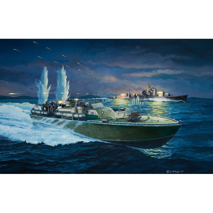 REVELL 1/72 HLÍDKOVÝ TORPÉDOVÝ ČLUN PT-109 MODEL SET 65147