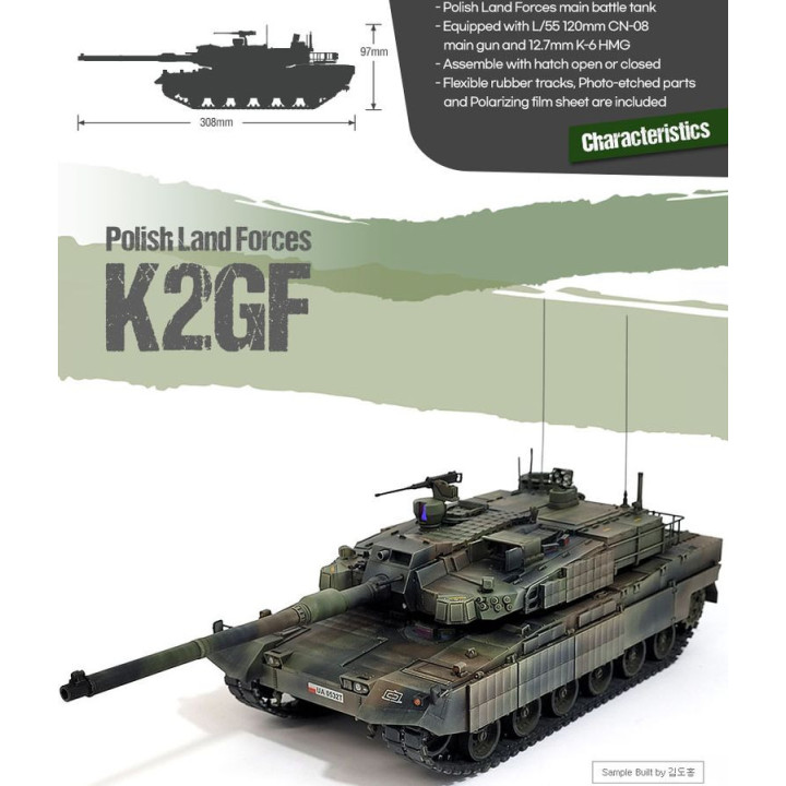 ACADEMY 1/35 K2PL VÝPLŇ MEZER (13560)