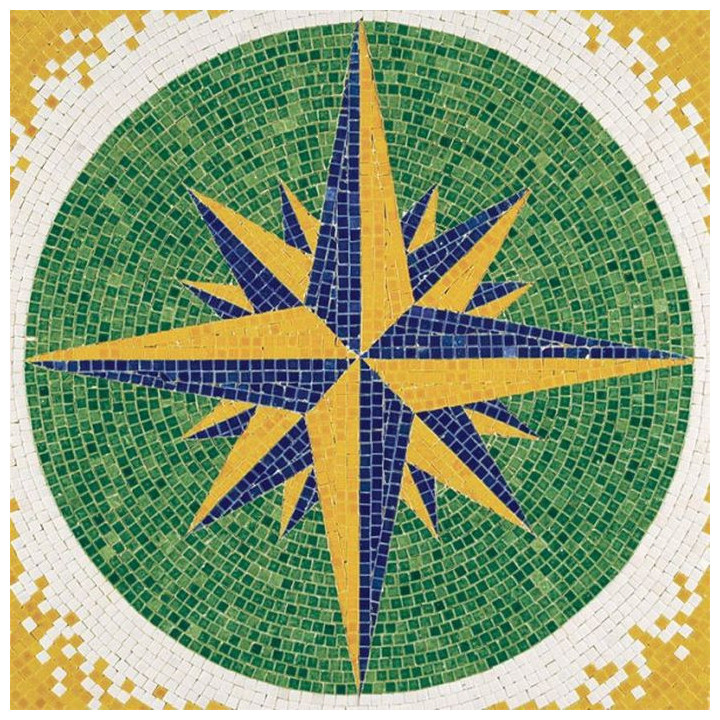 AEDES ARS MOZAIKA COMPASS ROSE (5509)