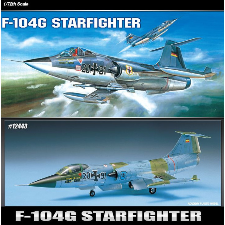 ACADEMY 1/72 F-104G STARFIGHTER (12443)