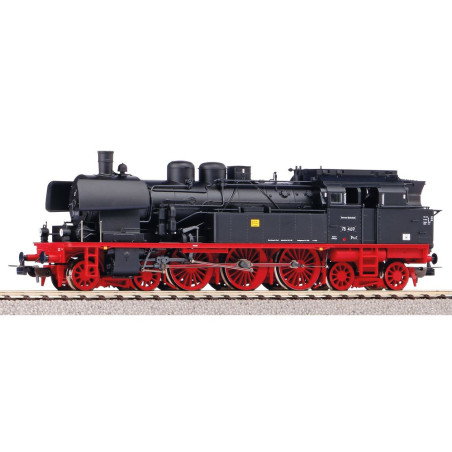 PIKO 50606 LOCOMOTIVE - PAROCOMTRACTOR BR 78 DR ep.III + PluX22 ( se zvukem )