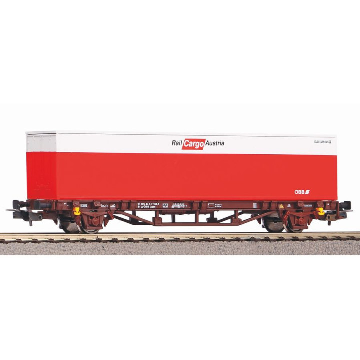 PIKO 57762 WAGON PLATFORMA Z KONTENEREM  "RAIL CARGO AUSTRIA" OBB ep.VI