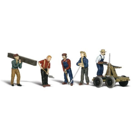WOODLAND A1898 H0 FIGURKI - Robotnicy    kolejowi