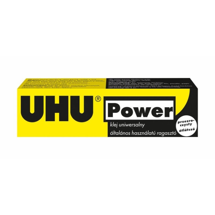Lepidlo UHU POWER TRANSPARENT 45ml (40328)