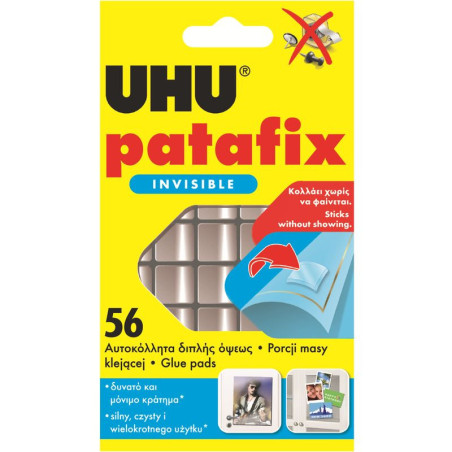 UHU KLEJ PATAFIX INVISIBLE 56 porcji (37155)