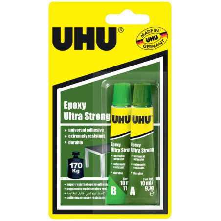 UHU KLEJ EPOXY ULTRA STRONG 170KG 2*10ml (37550)