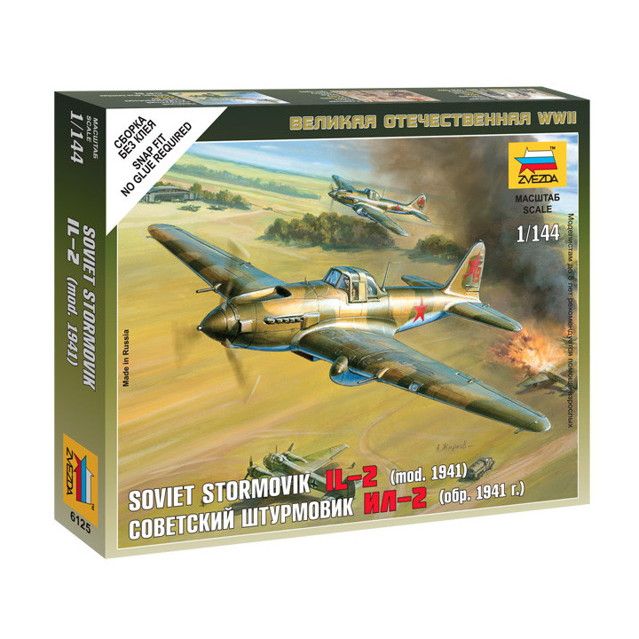 ZVEZDA 1/144 IŁ-2 (6125)