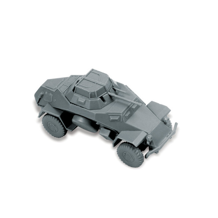 ZVEZDA 1/100 SD. KFZ 222 OBRNĚNÝ VŮZ (6157)