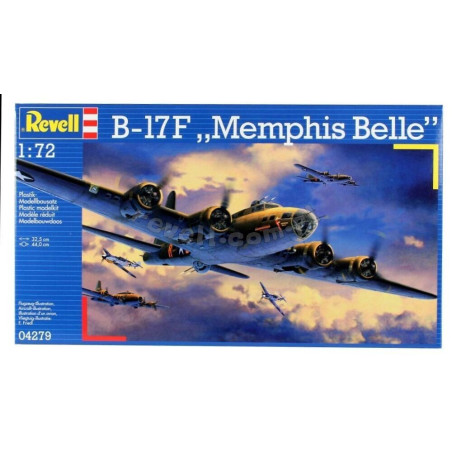REVELL 1/72 B-17F MEMPHIS BELLE 04279