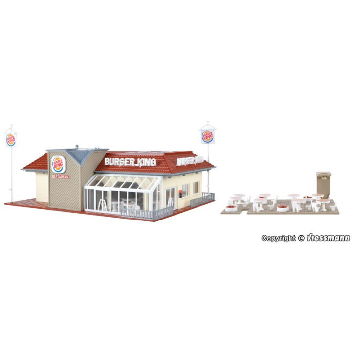 VOLLMER 43632 H0 BURGER KING with LED lighting