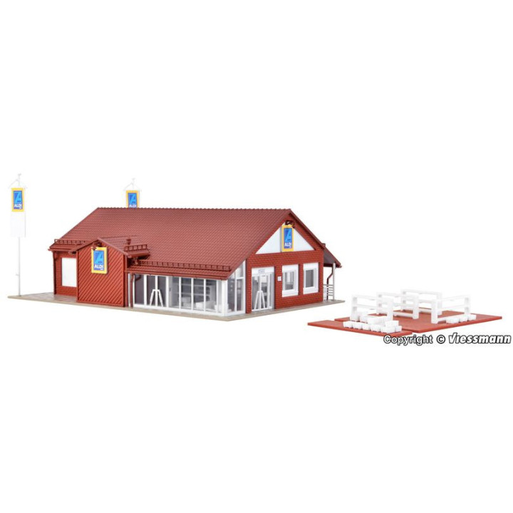 VOLLMER 43658 H0 SUPERMARKET ALDI-Süd