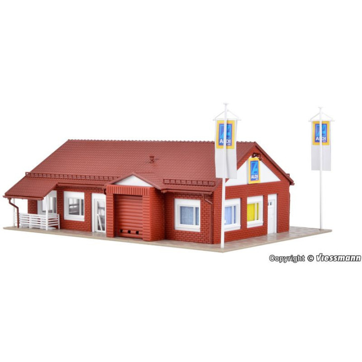 VOLLMER 43658 H0 SUPERMARKET ALDI-Süd