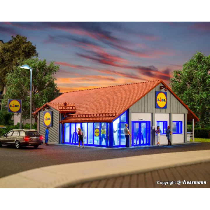 VOLLMER 43662 H0 LIDL SUPERMARKET