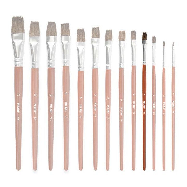 MILAN FLAT BRUSH č. 6 (121)