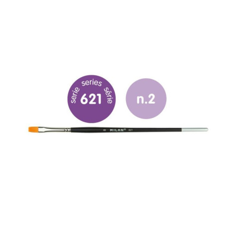 MILAN FLAT BRUSH č. 2 PREMIUM (621)