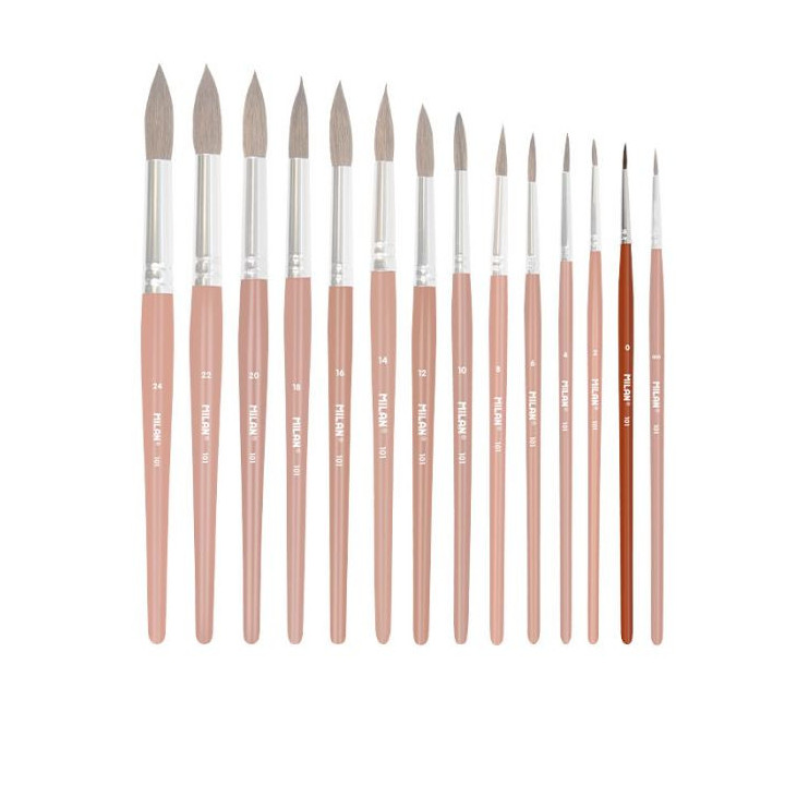 MILAN CONDUCTIVE ARROW BRUSH č. 0 (101)