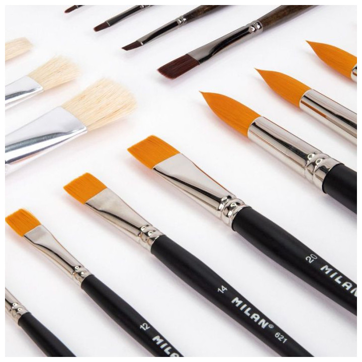 MILAN ROUNCED TAPE BRUSH no. 0 (101)