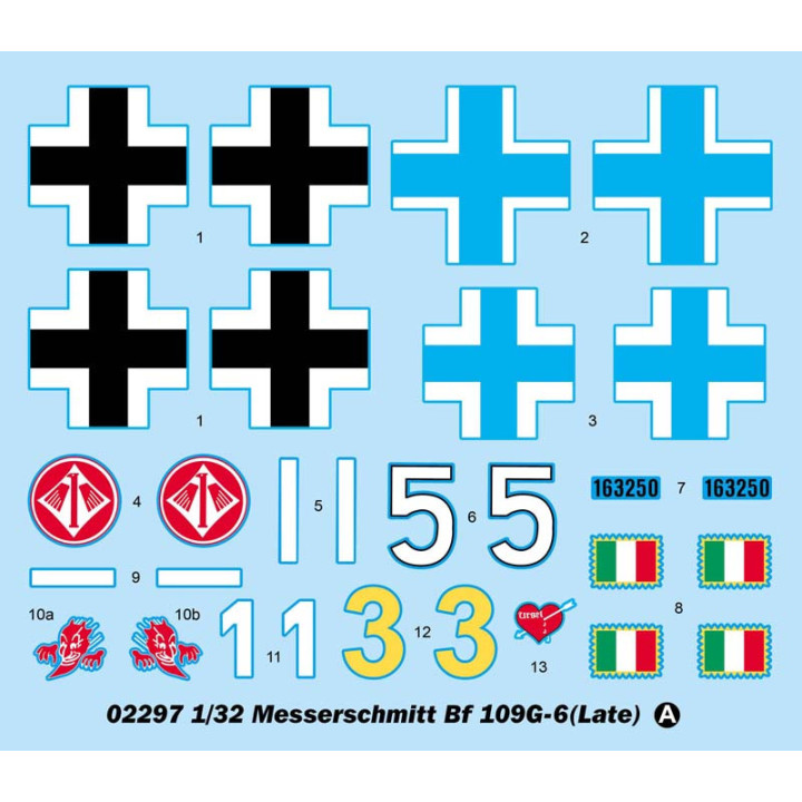 TRUMPETER 1/32 MESSERSCHMITT BF 109G-6 Late (02297)