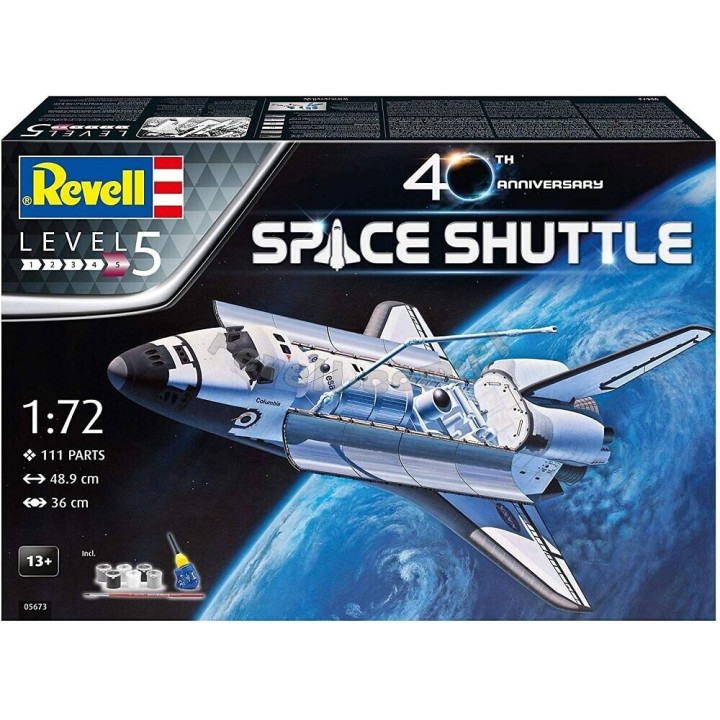 REVELL 1/72 SPACE SHUTTLE 40TH ANNIVERSARY (05673)