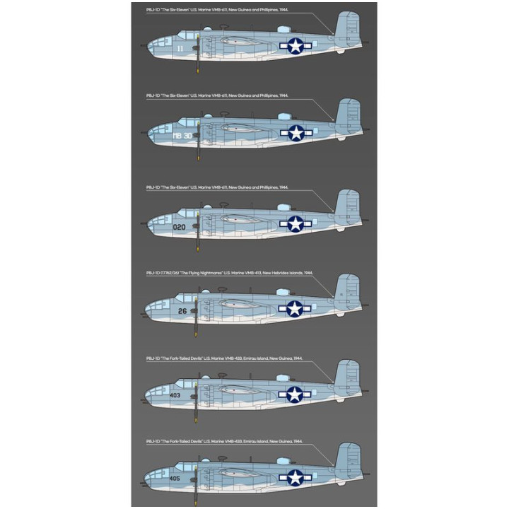ACADEMY 1/48 USMC NORTH AMERICAN PBJ-1D (B-25 MITCHELL) (12334)